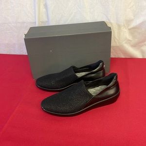 Ecco Incise Urban Black Shoes size 7-7.5